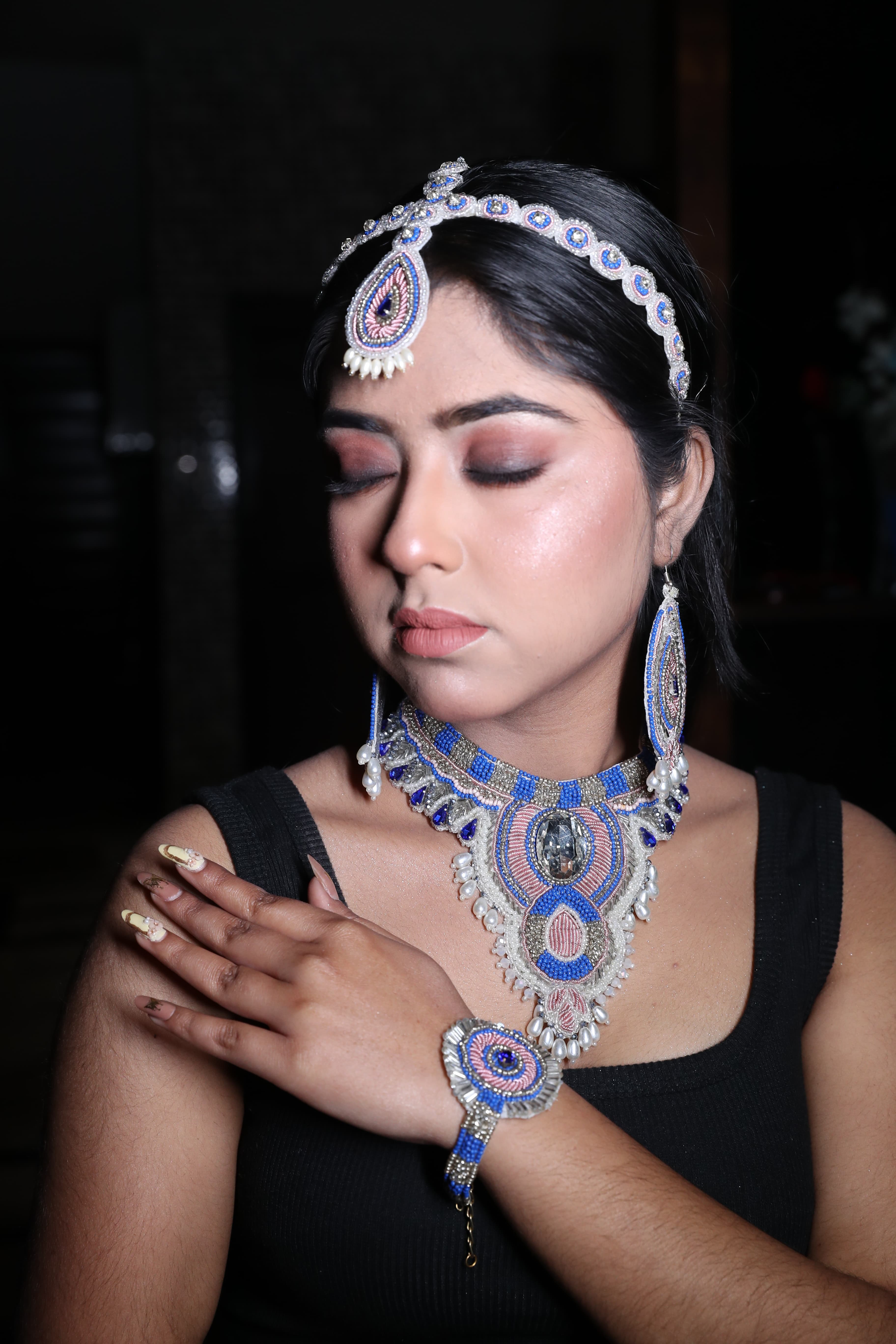 Midnight Blue Embossed Set